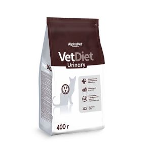 AlphaPet VET DIET URINARY - Альфа Пет - Сухой полнорационный диетический кормдля взрослых кошек и котов, рекомендованный при заболеваниях нижних отделов мочевыводящих путей.