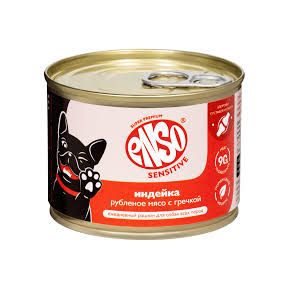 ENSO SENSITIVE Turkey - Энсо - рубленое филе индейки с гречкой для поддержания здоровья суставов и связок 190 гр