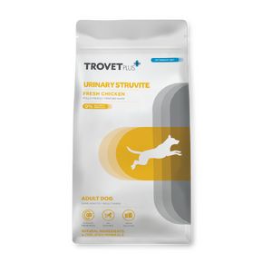 Trovet Plus Adult Dog Urinary Struvite Fresh Chicken - Тровет Плюс полноценный диетический корм для собак при мочекаменной болезни струвитного типа с курицей