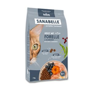 Bosch Sanabelle Adult Forelle & Bluberries (Бош Санабелль Эдалт с Форелью) - для взрослых кошек старше года с форелью