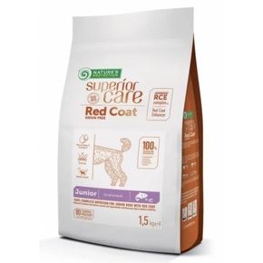 Natures Protection NP SC RED COAT Grain Free JUNIOR Salmone - Натур Протекшен беззерновой корм для щенков для проявления ЯРКОСТИ окраса, а также для рыжих пород c лососем
