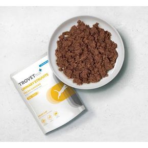 TROVET PLUS Pouch Cat Urinary Calm 85 g - Тровет Плюс диетический влажный корм для кошекпри мочекаменной болезни струвитного типа (свежая курица)