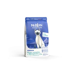 NAXOS Monoprotein Sterilised Oily FISH & Pomegranate - Монопротеиновый корм для взрослых стерилизованных кошек с рыбой и гранатом