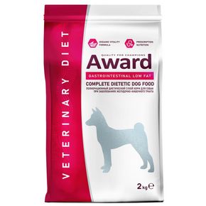 AWARD Veterinary Diet GASTROINTESTINAL LOW FAT - Авард диетический корм для взрослых собак при заболеваниях желудочно-кишечного тракта