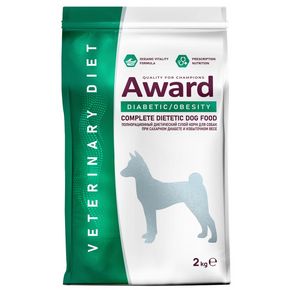AWARD Veterinary Diet DIABETIC AND OBESITY - Авард диетический корм для взрослых собак при сахарном диабете и избыточном весе