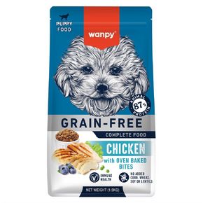 Wanpy Dog Puppy Grain Free Chicken - сухой корм беззерновой с курицей для щенков