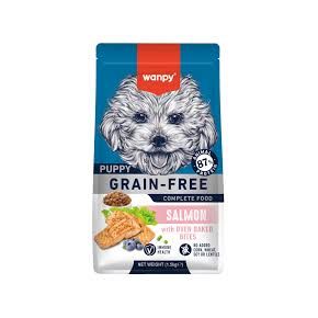 Wanpy Dog Puppy Grain Free Salmon - сухой корм беззерновой с лососем для щенков