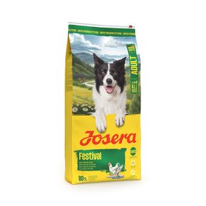 Josera DAILY Festival (Йозера Фестиваль) для взрослых собак всех пород привередливых в еде, аппетитная рецептура на основе мяса домашней птицы, риса и лосося, с изысканным соусом