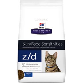Hill's Prescription Diet z/d Food Sensitivities сухой корм для кошек LOW Allergen при пищевой аллергии